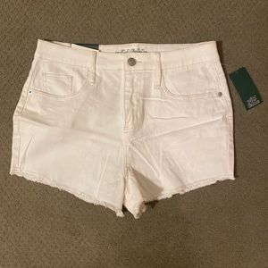 (NWT) WILD FABLE white denim shorts. Size 6.